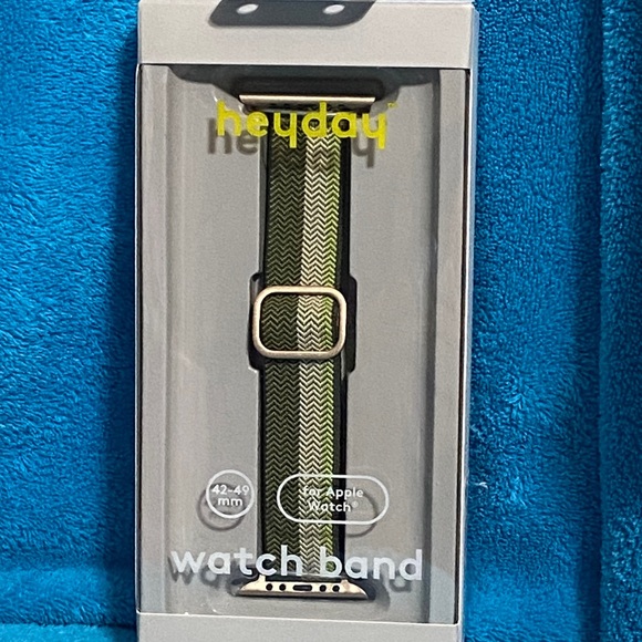 heyday Accessories - Heyday Olive and Black Watch Band for Apple Watch
